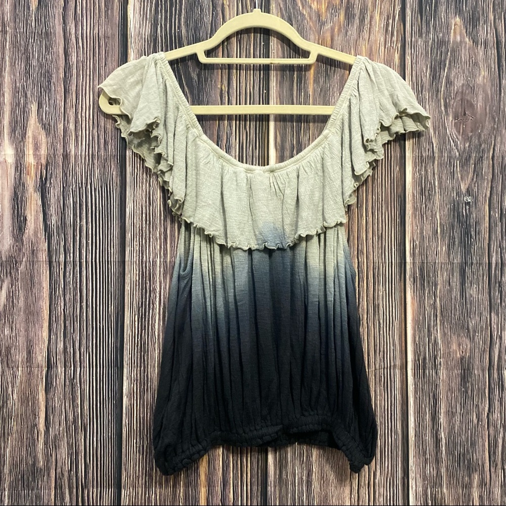 Free People | nightfall combo ombré off shoulder top